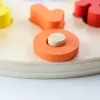 The wooden toy for educational digital clock is highly entertaining and colorful. It helps cultivate logical thinking ability. Parent-child games exercise hand-eye coordination. Early education and enlightenment toys accompany your growth Specification image